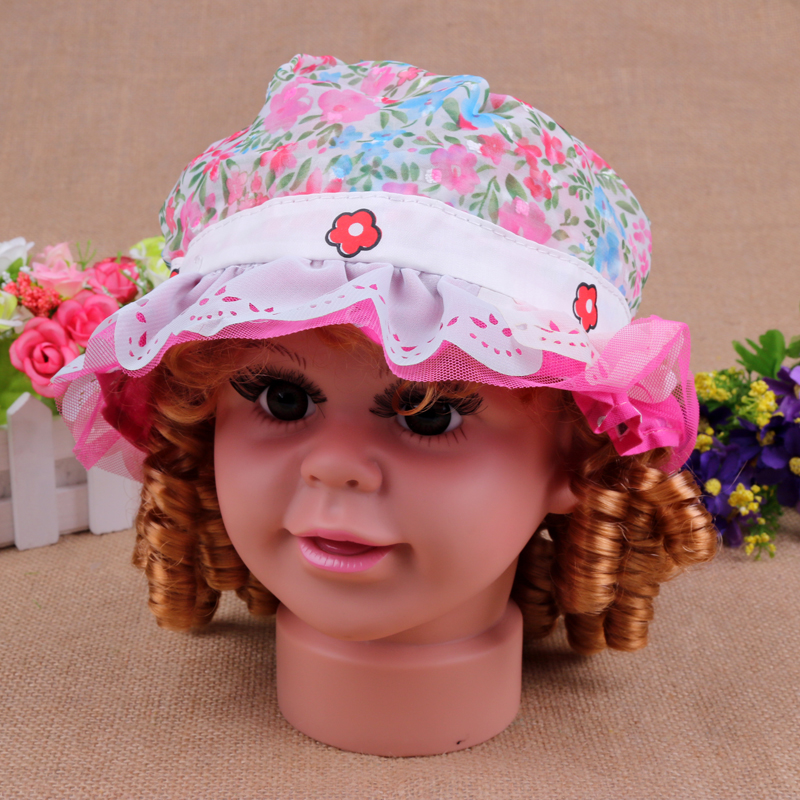 Sheriva basin hat Children's hat Baby hat Sun hat Lace hat Summer hat E-329