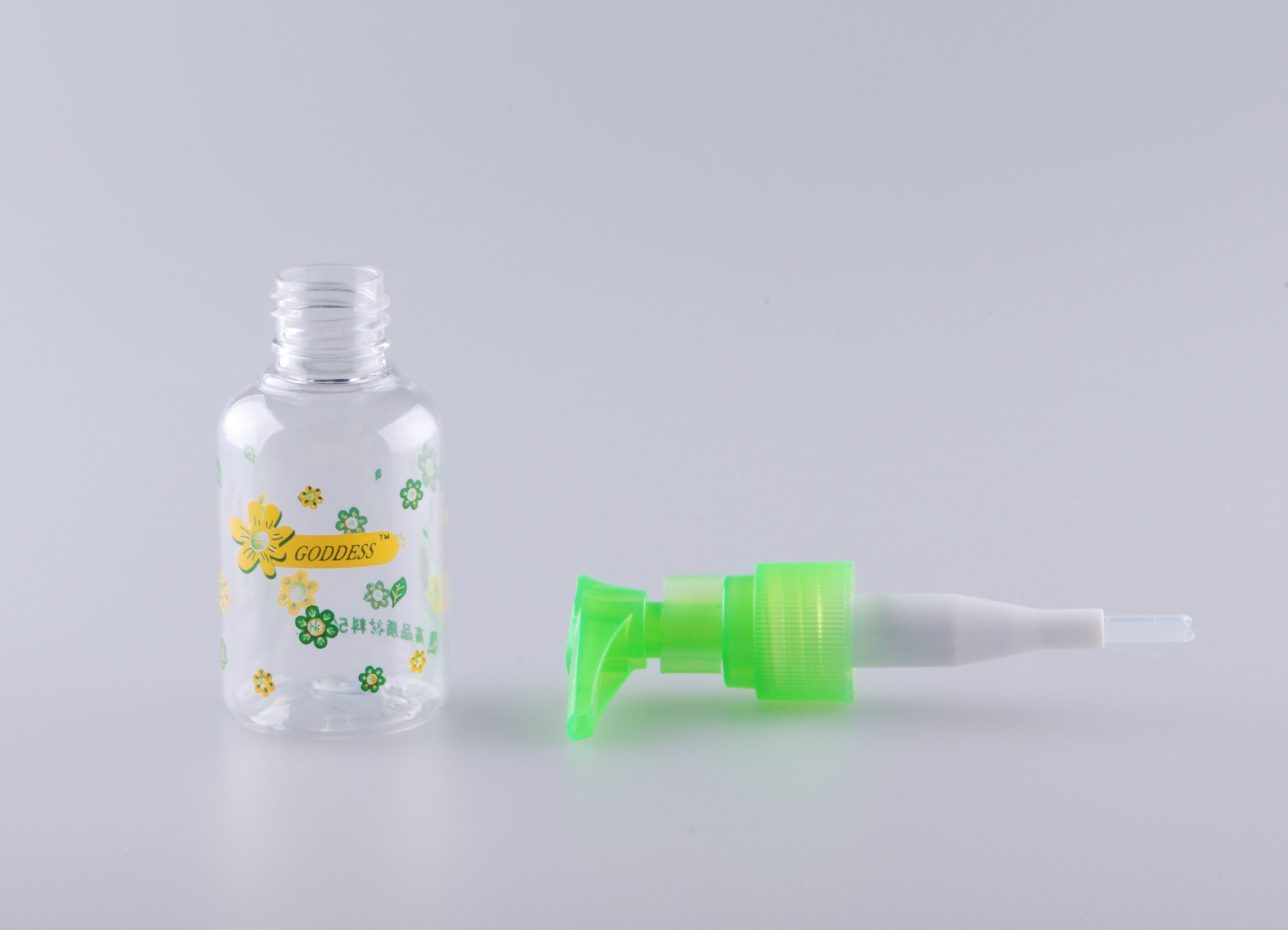 塑料现货50ml花压瓶 乳液瓶 PET瓶细节图