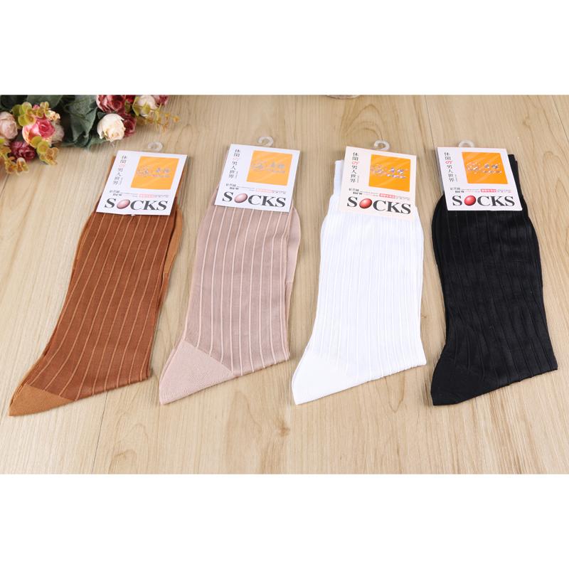 高档锦纶丝袜中老年人老式松口尼龙袜男士短丝袜子图