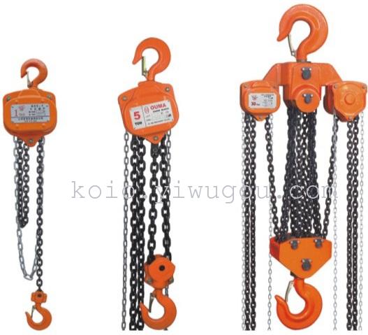 Factory Direct Sales Of Ouma Brand 30-Ton * 3-Meter Large-Tonnage Hand Chain Hoists Specification drawing