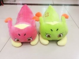 创意秘密花园绒布暖水袋卡通天然橡胶热水袋防爆暖手袋产品图