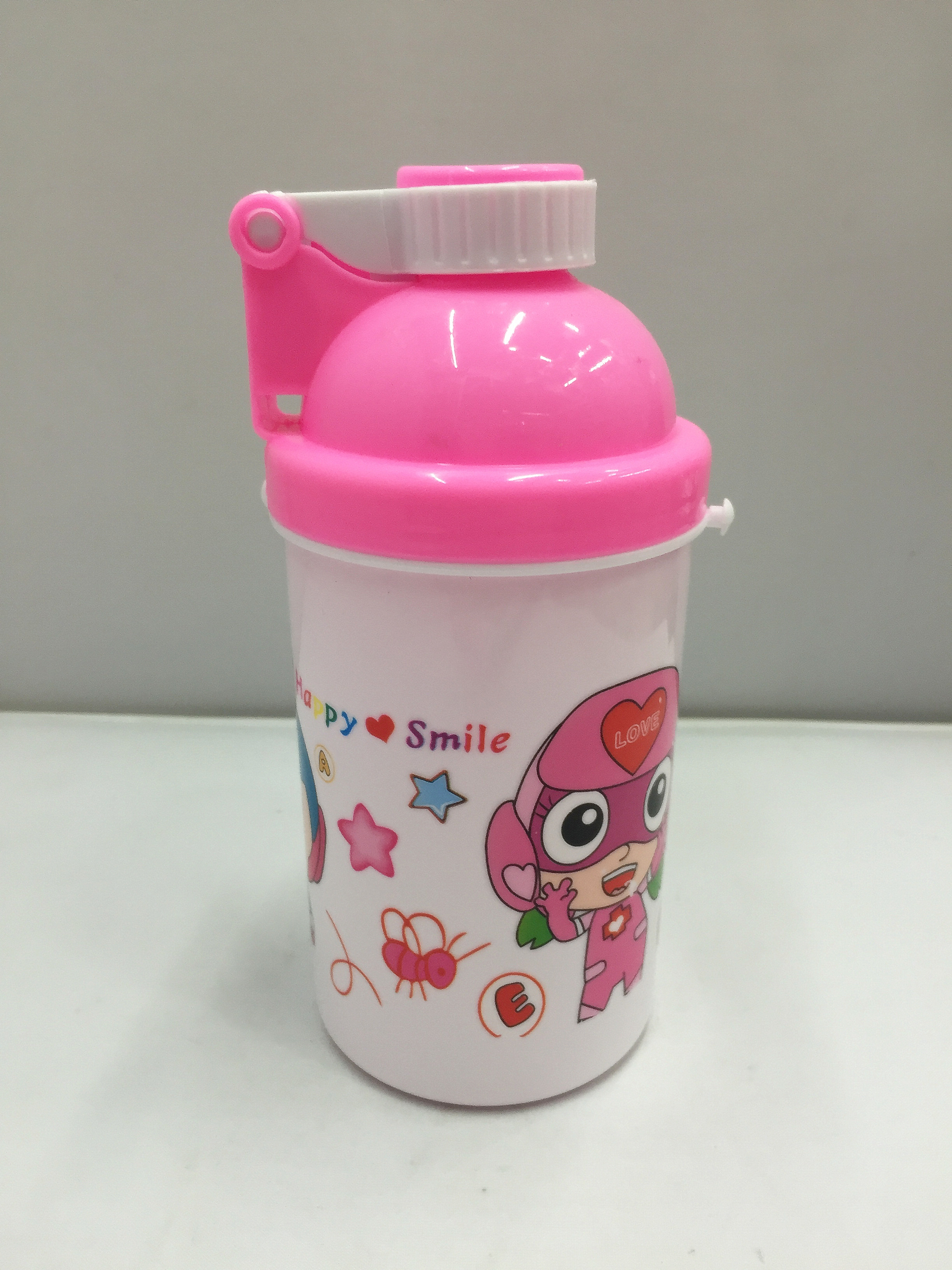 Baby water-absorbing cup, cartoon water-absorbing cup, plastic eco-friendly water-absorbing cup 92B-021-1