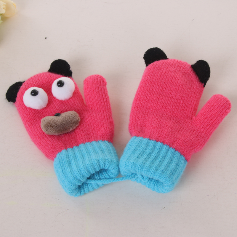 儿童手套实物图