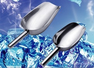 Thickened stainless steel small ice spatula, ice granule spatula, sugar spatula, practical small spatula, good quality and durable