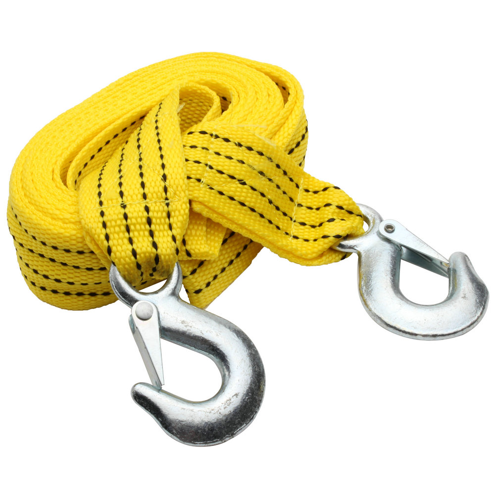 拖车绳汽车 3吨3米丙纶拖车带 越野汽车牵引绳厂家定做批发