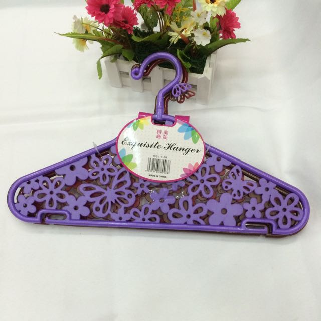 New pattern hanger drying hanger Plastic hanger butterfly hanger