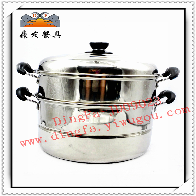 Factory direct stainless steel steamer double steamer gift steamer steamer dish