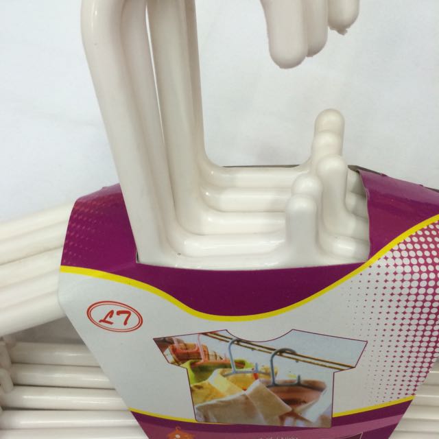 衣架 塑料衣架 防滑衣架 大人衣架 加厚衣架 衣撑产品图