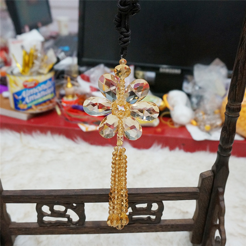 水晶汽车挂件 水晶挂件高档汽车挂件细节图