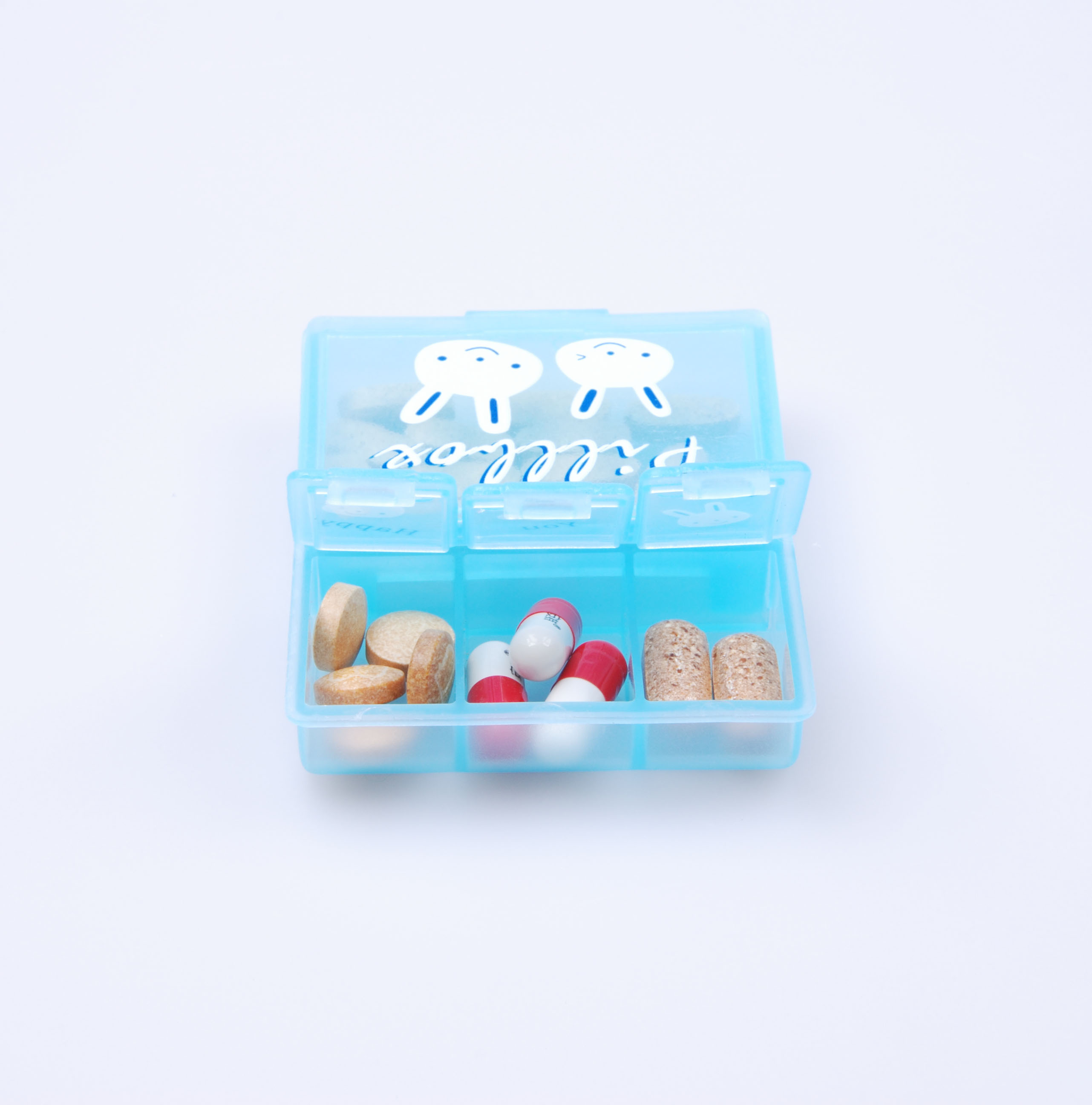 收纳盒 饰品盒 3+1药盒细节图