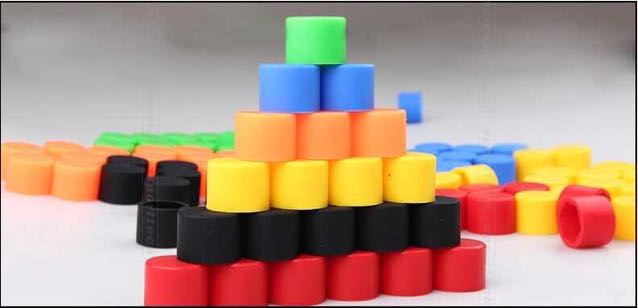 汽车轮毂螺丝硅胶套炫彩装饰螺丝套纯硅胶无污染