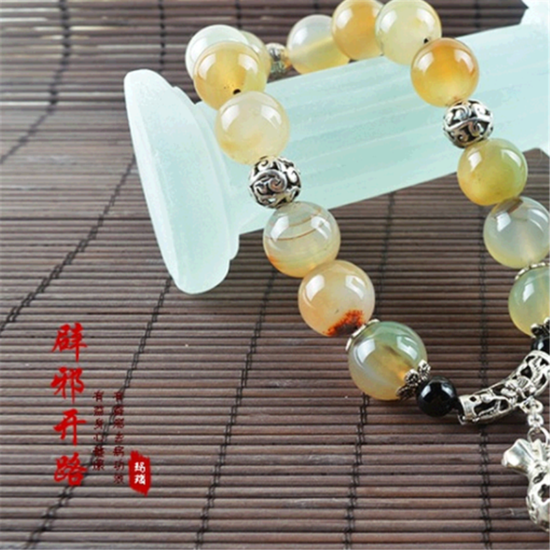 汽车档位珠佛珠 高档汽车内饰龙纹档位珠玛瑙档位珠产品图