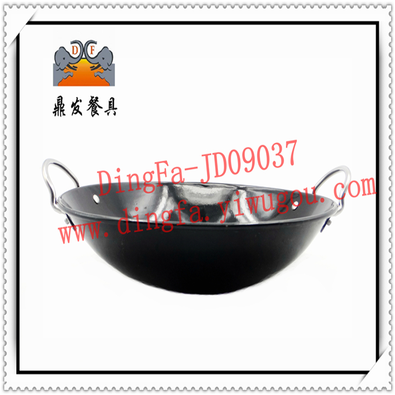 DJ0937 Stainless steel black bar dry pot pot small pot pot dishes