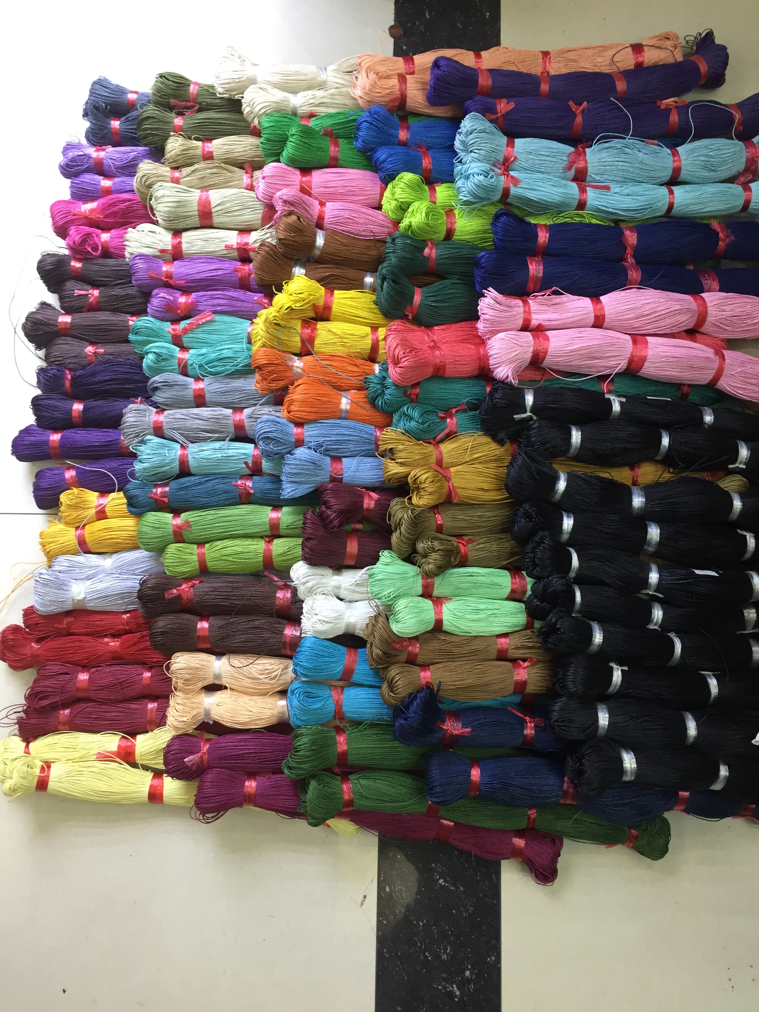 Cotton wax rope, common wax thread, jewelry accessories, DIY weaving, 1.0mm details Picture