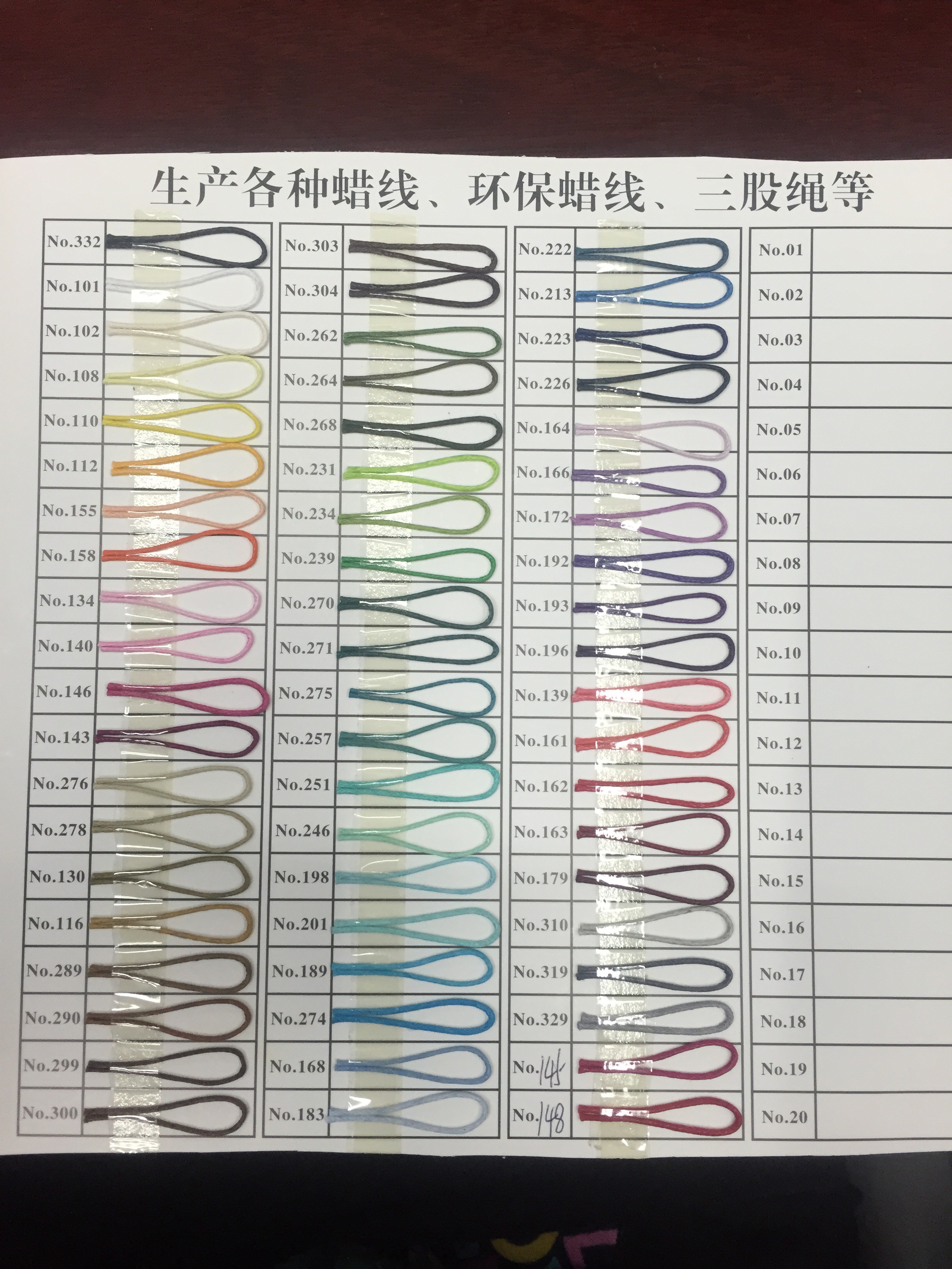 Cotton wax rope, common wax thread, jewelry accessories, DIY weaving, 1.0mm Application Scenario
