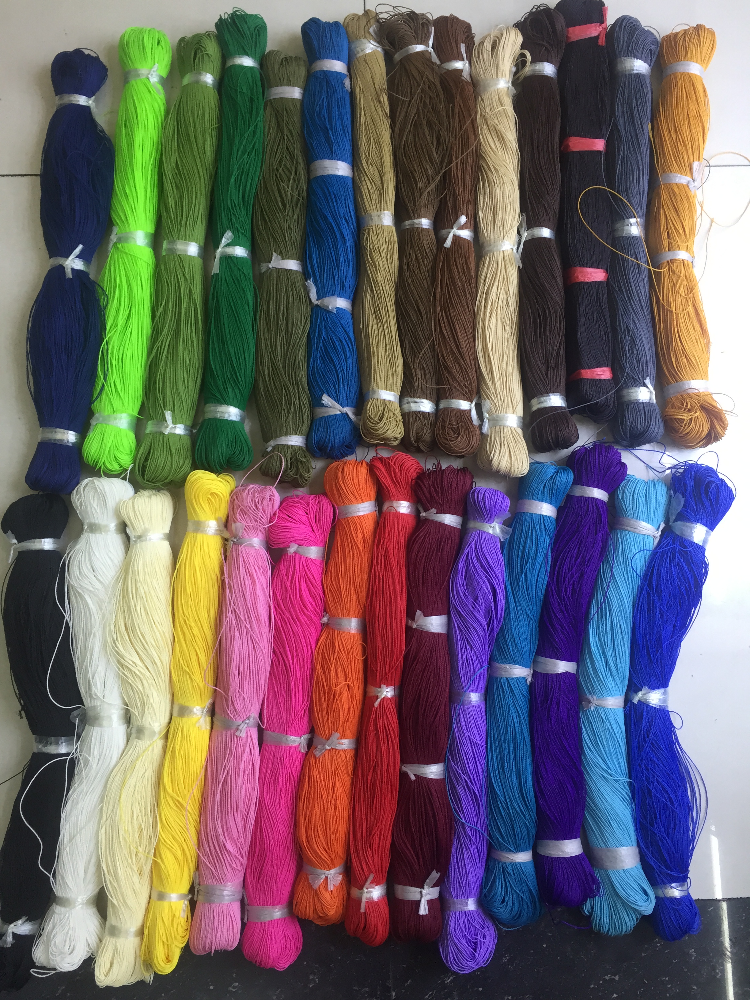Taiwan wax thread, wax rope, twisted rope, environmentally friendly, bright, 1.0mm