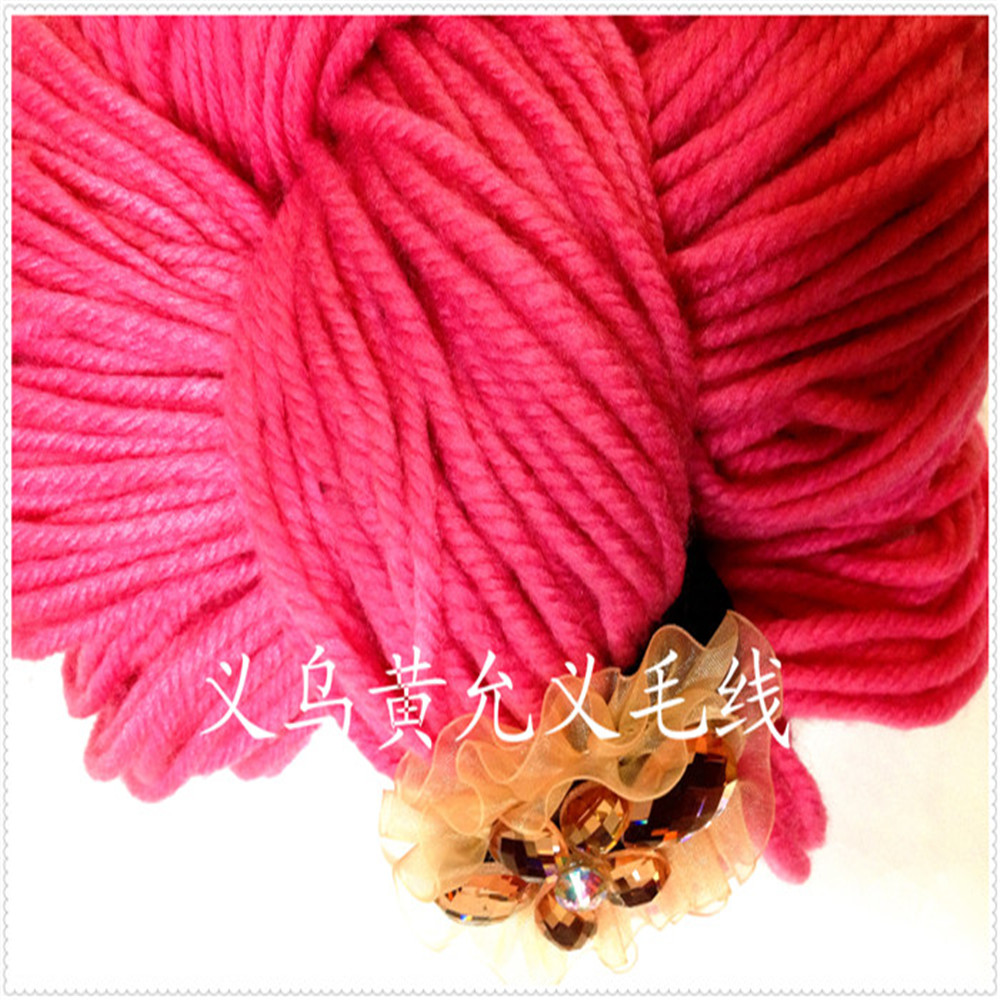 Factory direct sales of polyester coarse wool yarn, tuft yarn, quality guaranteed, large coarse yarn Application Scenario