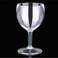 多规格塑料透明亚克力高脚杯红酒杯酒具图