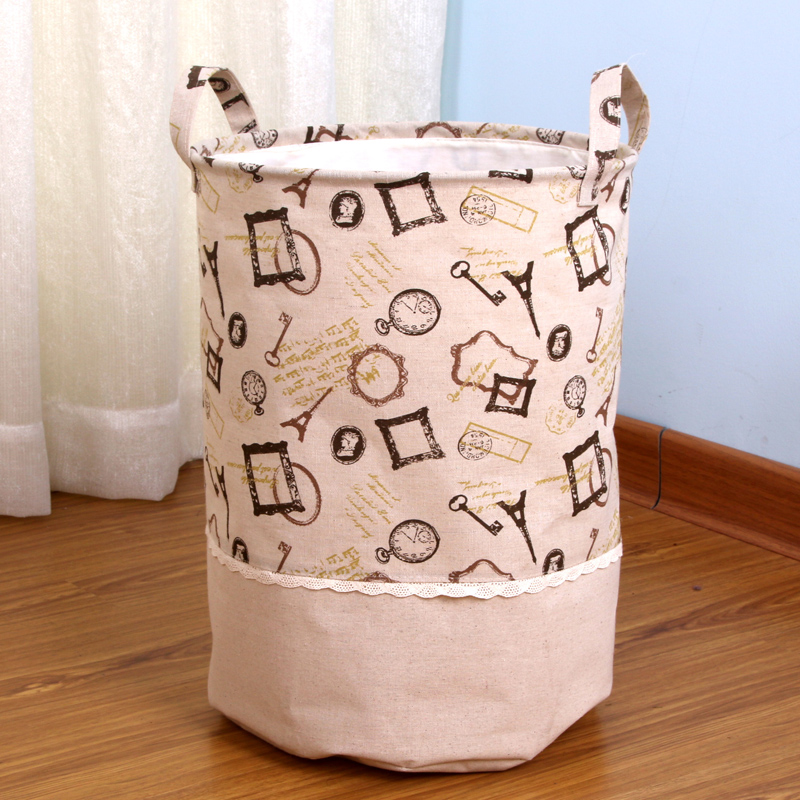 Hemp Storage Bucket Waterproof Storage Basket Home Laundry Basket Storage Basket Application Scenario