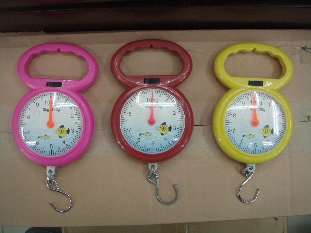 Mechanical pointer hand-held hook portable spring scale gift small scale pull rod spring kilogram hanging scale 5 kilograms details Picture