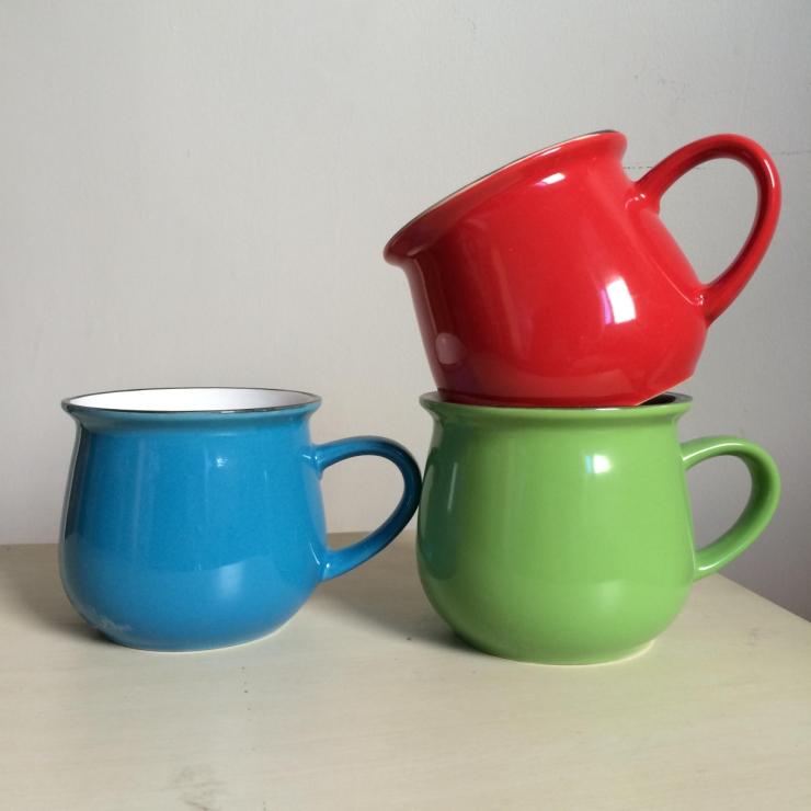 Creative ceramic mugs, personalized coffee cups, milk tea cups, breakfast cups, cute milk cups