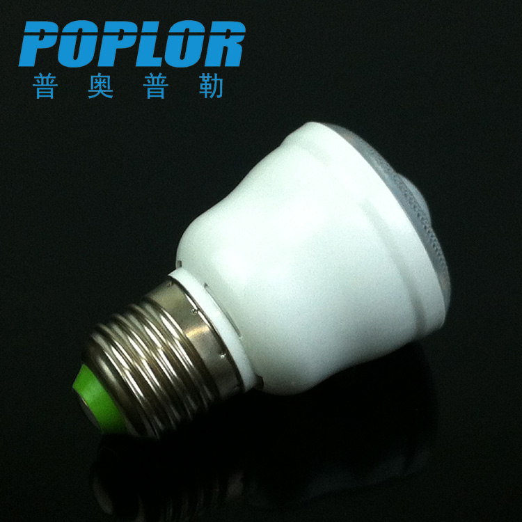 LED人体感应灯2W智能红外线感应光控灯泡楼道灯走廊灯车库灯产品图