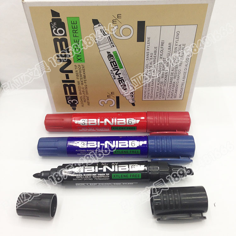 HaiJia EK-36T Large double head oil marker 3mm 6mm