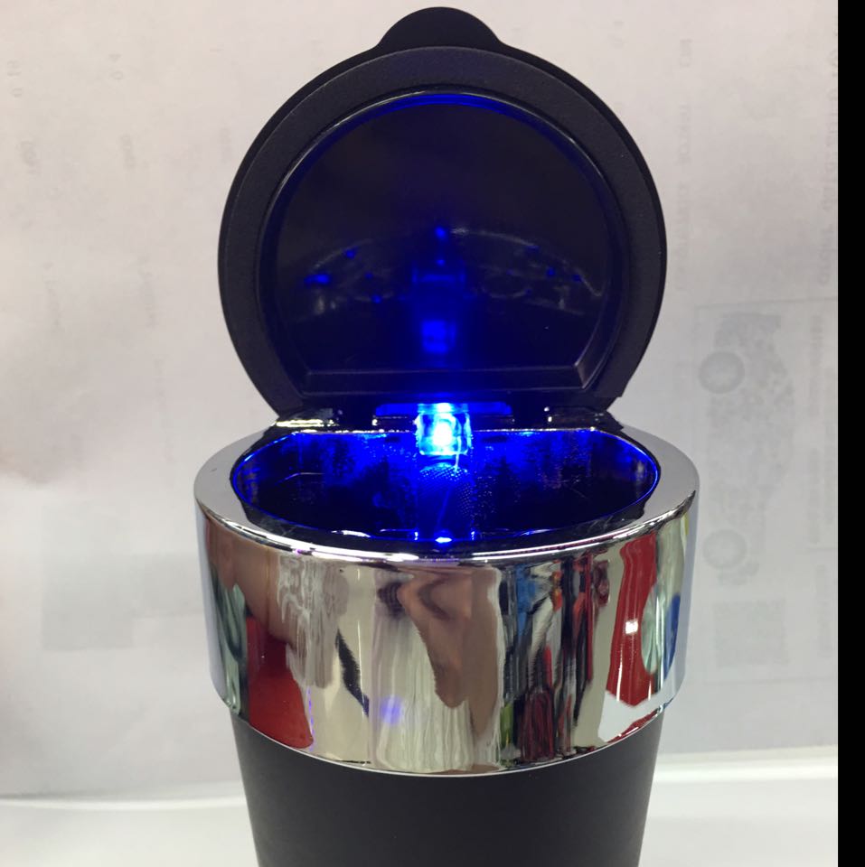 New car ashtray with lighting ashtray fashion personality