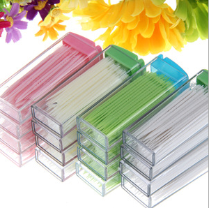 便携式塑料牙签50支装 淘货源 盒装环保无异味 现货供应