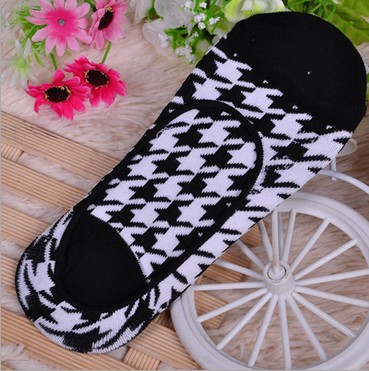 春秋新款韩版女式隐形船袜 超弹全棉袜承接定做款式产品图