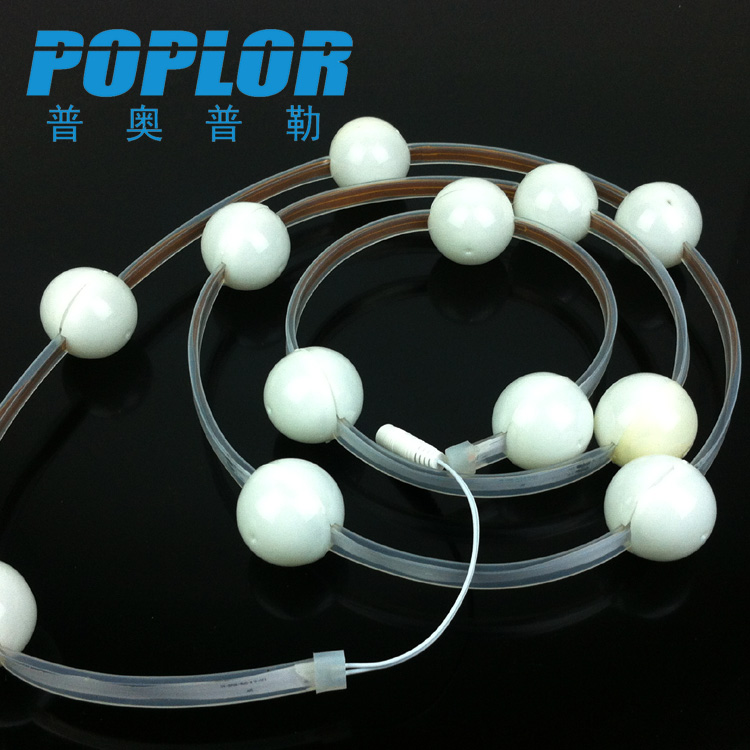 LED ball soft light with RGB light strip 5050 casing DC12V waterproof 4 balls per meter