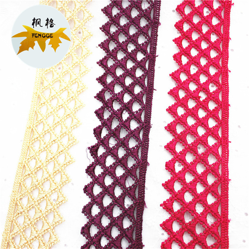 Factory direct sales of high-quality polyester lace accessories that can be dyed in multiple colors Specification image