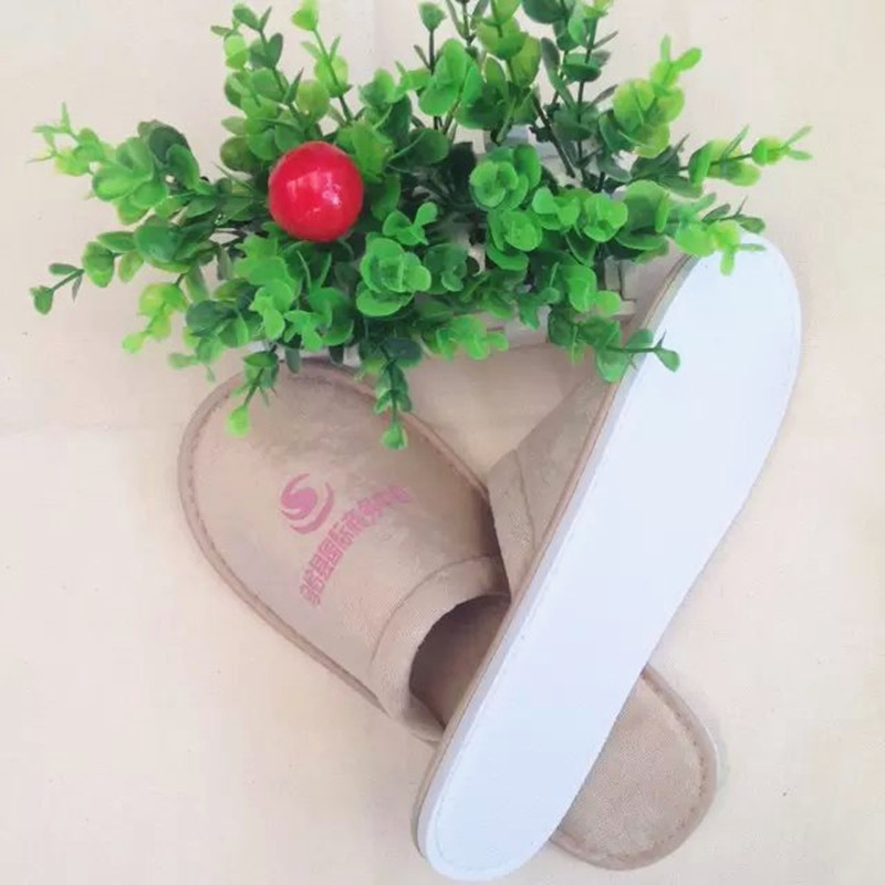奢凡五星级酒店一次性用品 加厚底拖鞋细节图