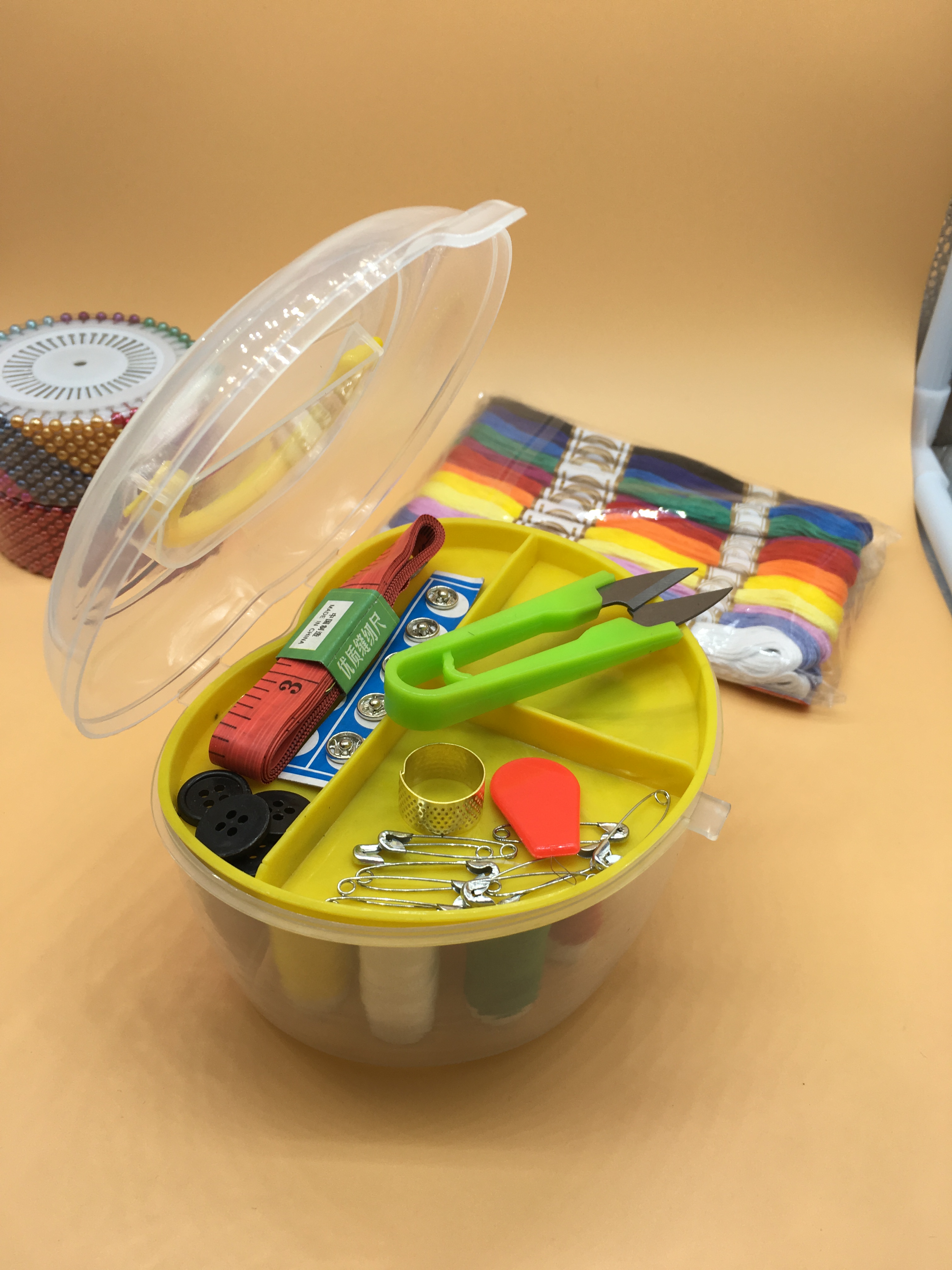 "Treasure Box Sewing Kit, Essential household sewing set, sewing kit manufacturer wholesale. details Picture