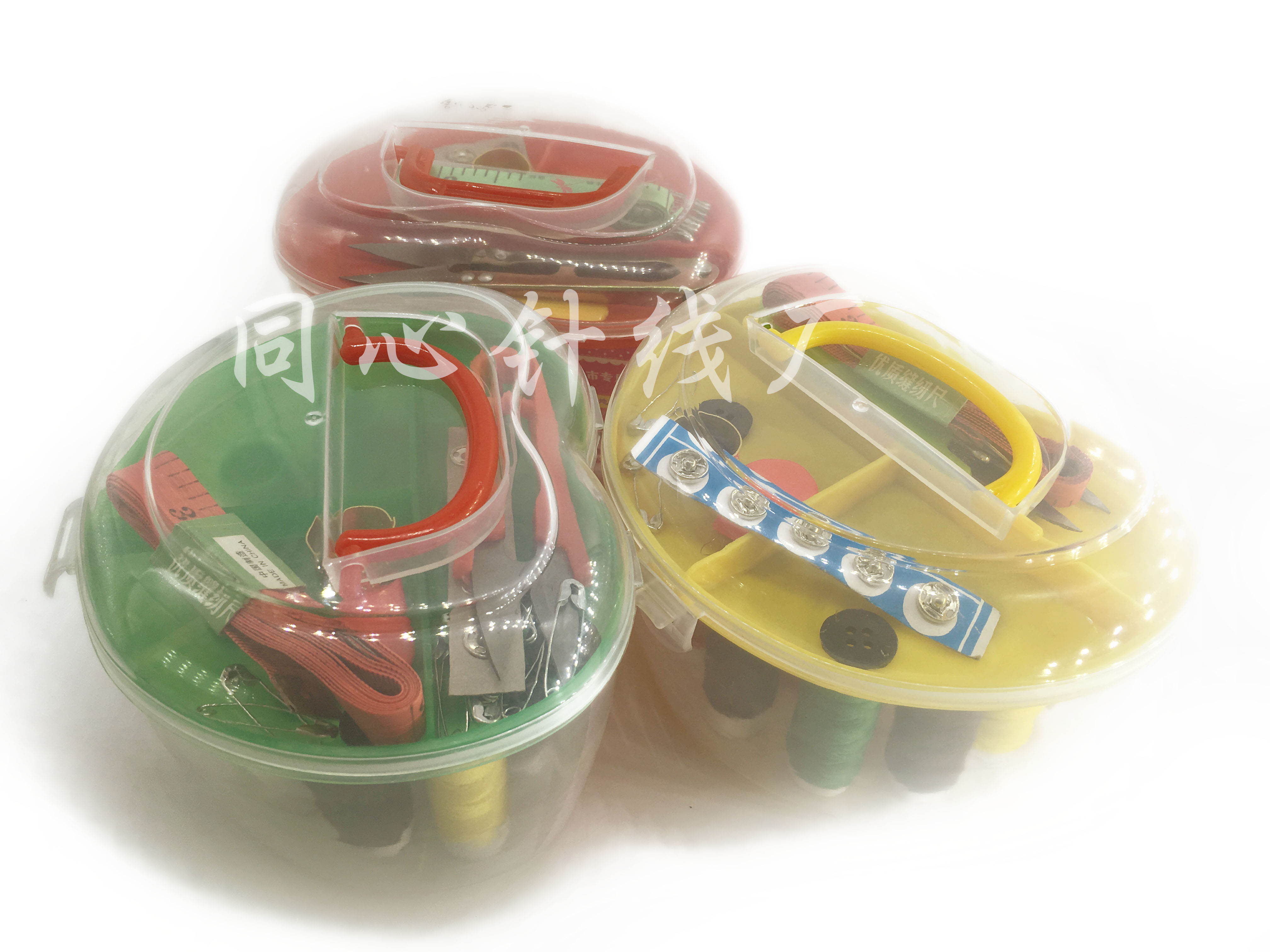 "Treasure Box Sewing Kit, Essential household sewing set, sewing kit manufacturer wholesale. Specification image