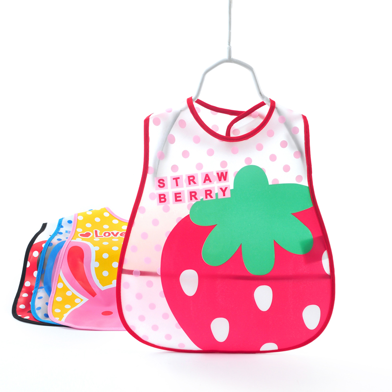Tong Yin Baby Bib Three-Dimensional No-Wash Plus Waterproof Saliva Towel Pocket Food Eating Clothes Pocket Bib New Thick Model details Picture