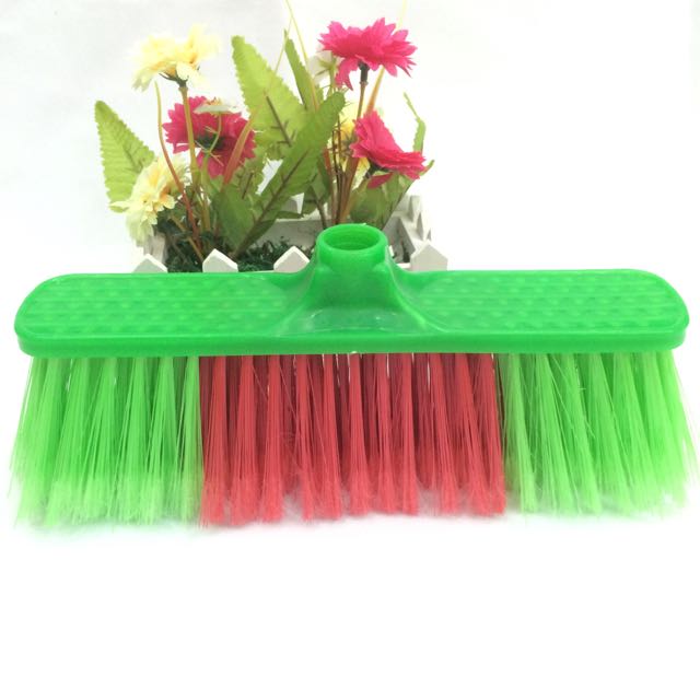 New broom broom head Plastic broom Cleaning broom plus rod broom thumbnail