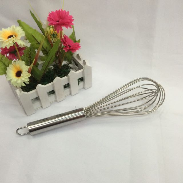 Eight wire tube 12 inch whisk Stainless steel whisk Manual whisk whisk