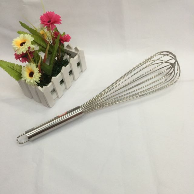 Eight-wire tube 18-inch whisk Stainless steel whisk Manual whisk whisk
