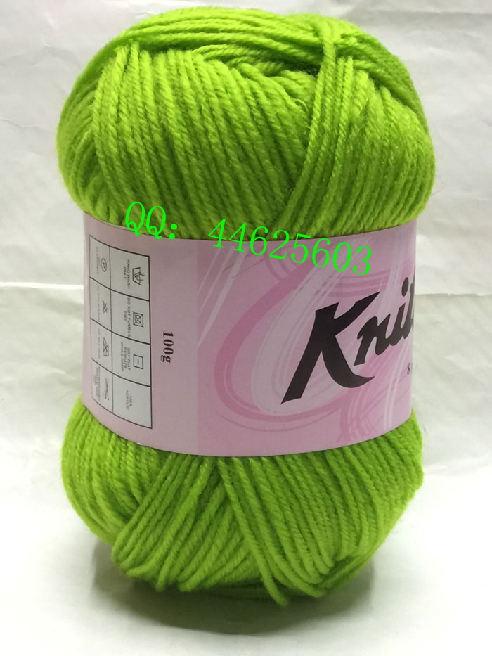 【 Second-generation Acrylic 】 New acrylic yarn thick crochet thread dolls available in supermarkets details Picture