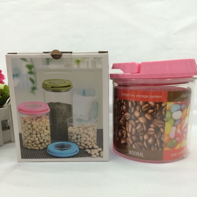 Savings jar New sealed jar savings jar easy button jar candy jar plastic jar