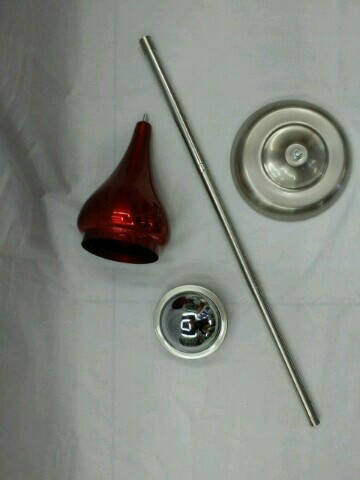 新款可伸缩杆高脚烟缸细节图