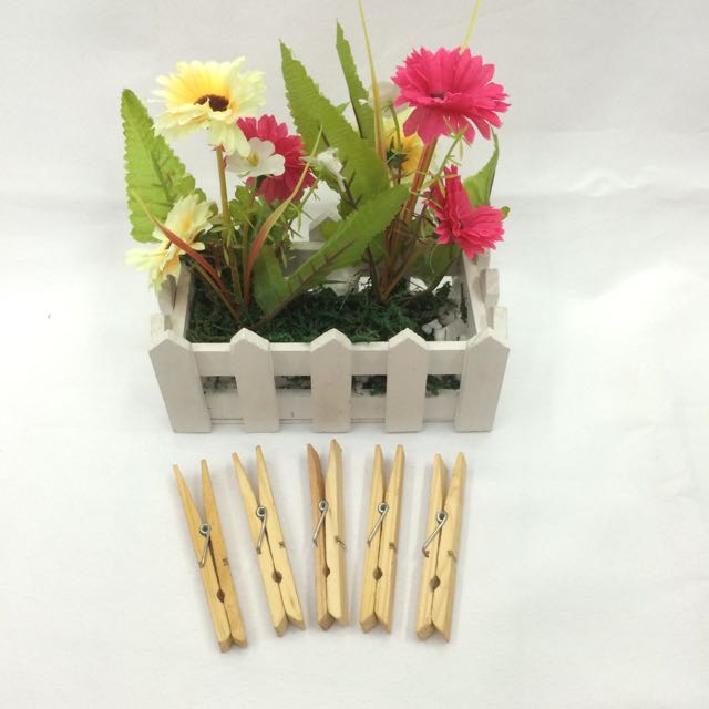 夹子 木夹子 9公分夹子 防风衣夹 防滑衣夹 20pcs夹子产品图