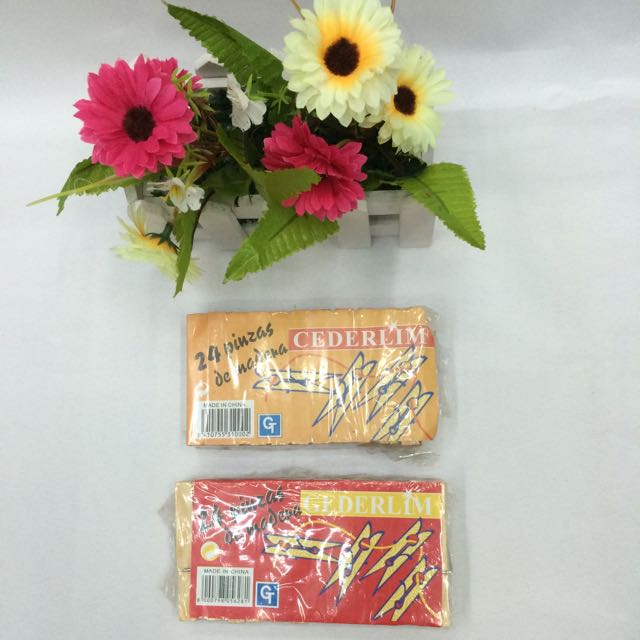 夹子 木架子 7.2公分夹子 防风防滑衣夹 24pcs夹子