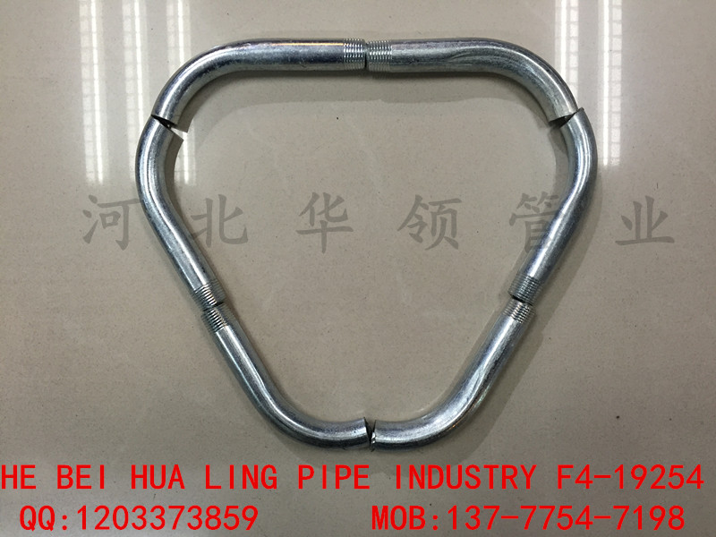 The manufacturer customizes various galvanized bent pipe external threads, faucet bends, and customizes special-shaped joint accessories