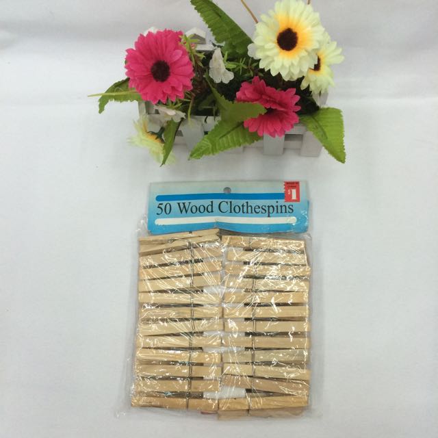 Clip Wooden shelf 7.2 cm clip 50pcs clip clothespin Windbreaker clip thumbnail