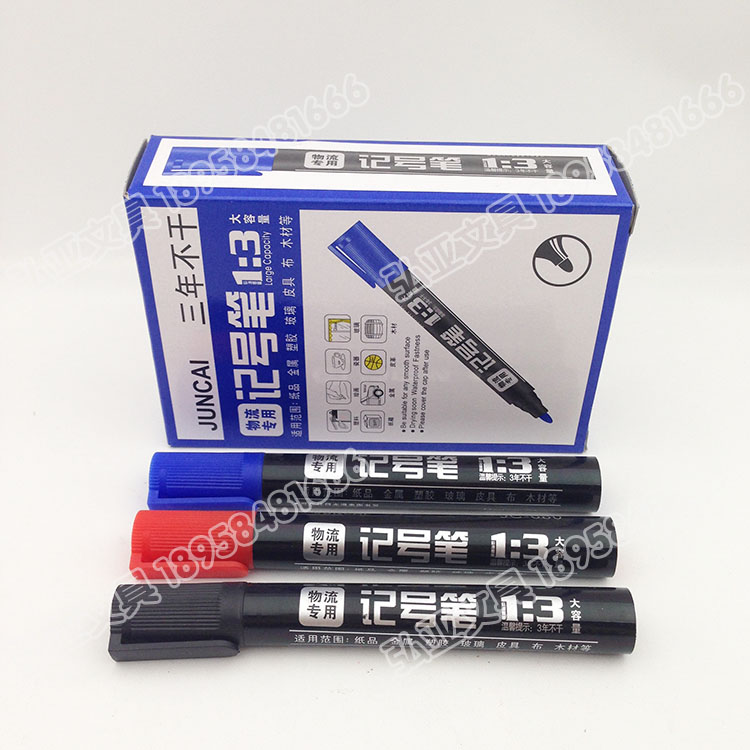 Three years no marker oil-based marker shipping mark