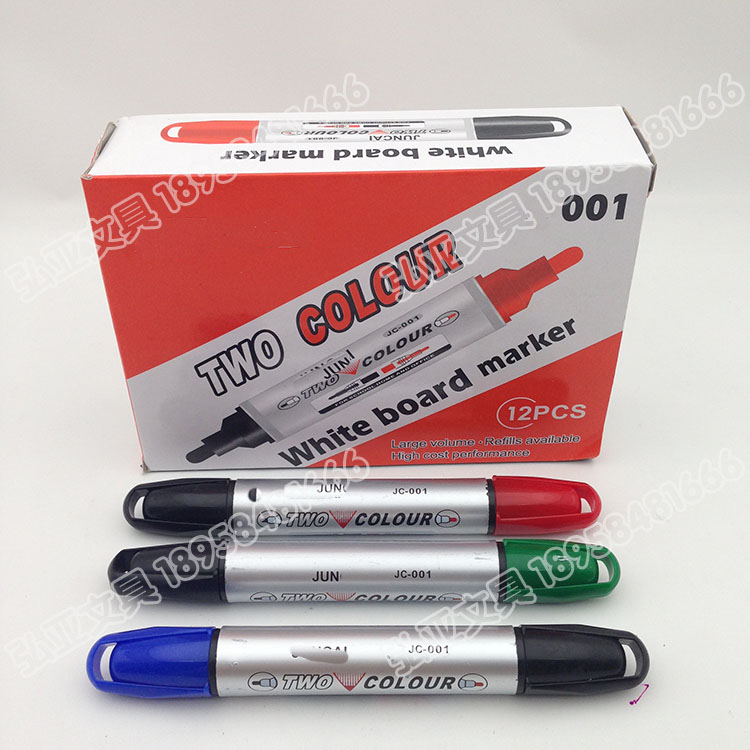 Double-ended whiteborad marker