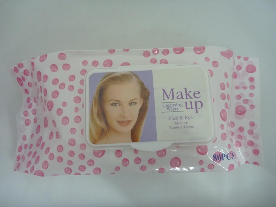 Factory direct sales of 80 pieces of covered beauty makeup remover wet wipes and beauty tools details Picture