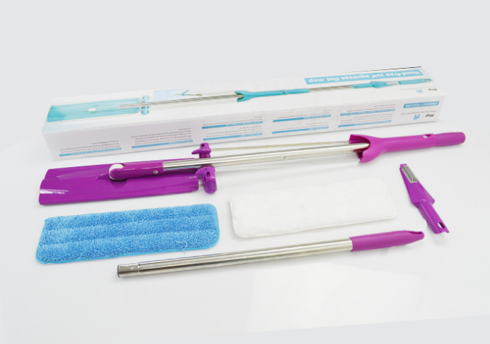 Detachable flat panel mop Hand pull squeeze mop